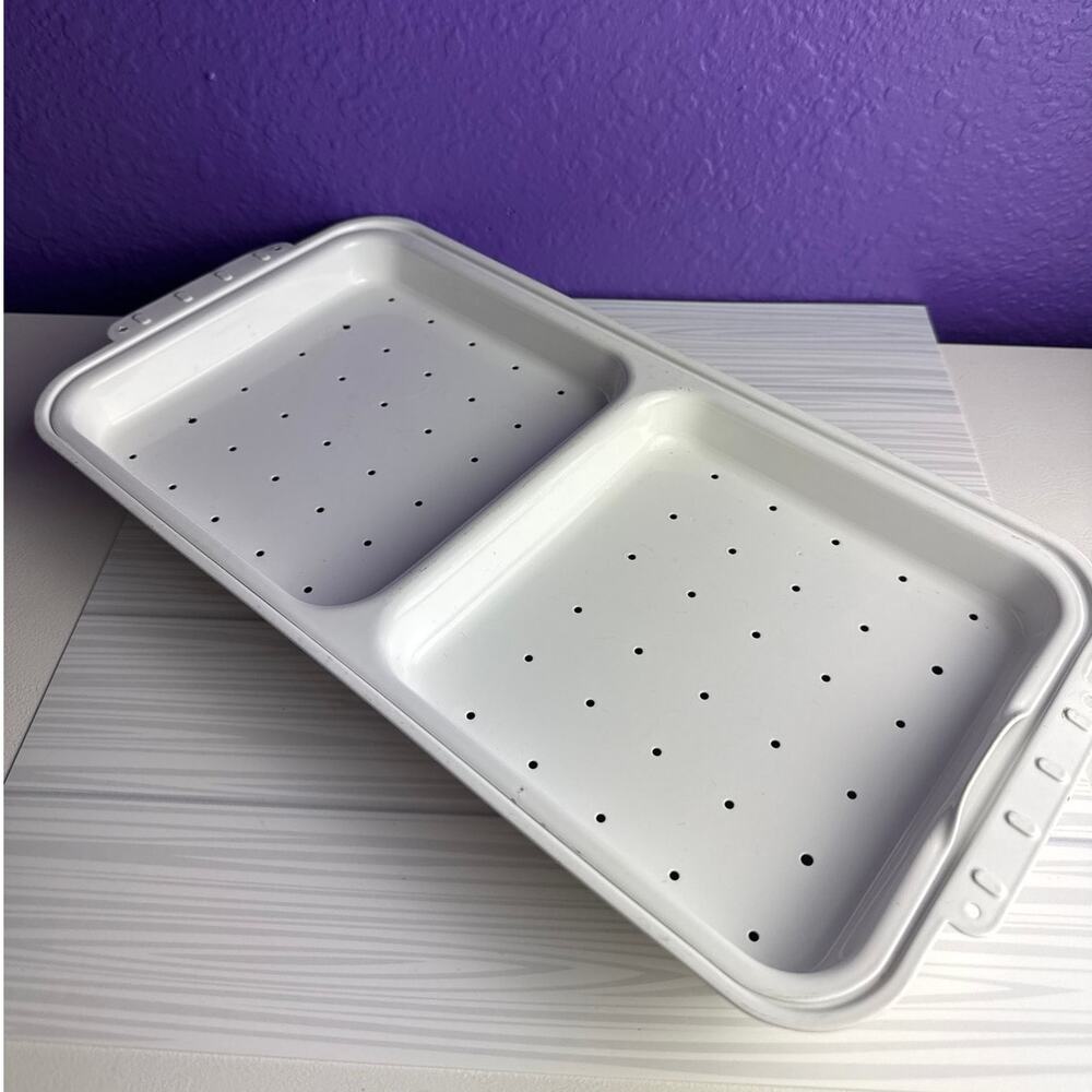 Ronco Showtime Rotisserie Steam Tray Base & Steamer Insert Replacement Parts Set